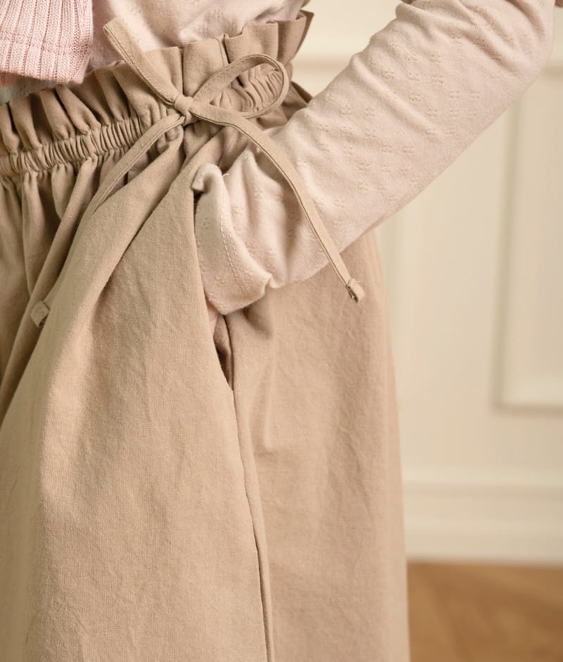Le Bev - Korean Children Fashion - #kidsstore - Wide Ribbon Pants - 7