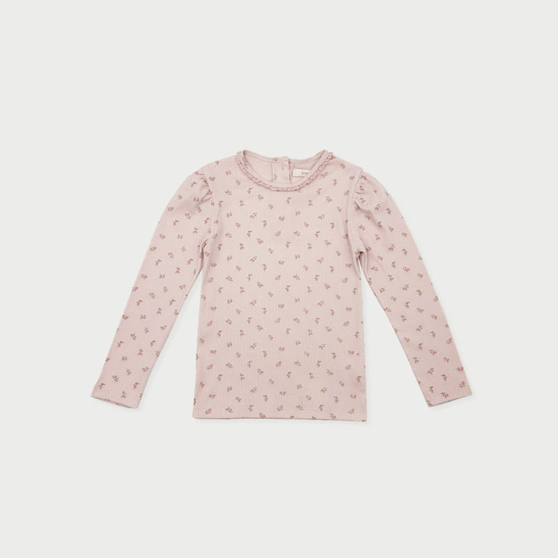 Le Bev - Korean Children Fashion - #kidsstore - Floral Lace Tee - 2