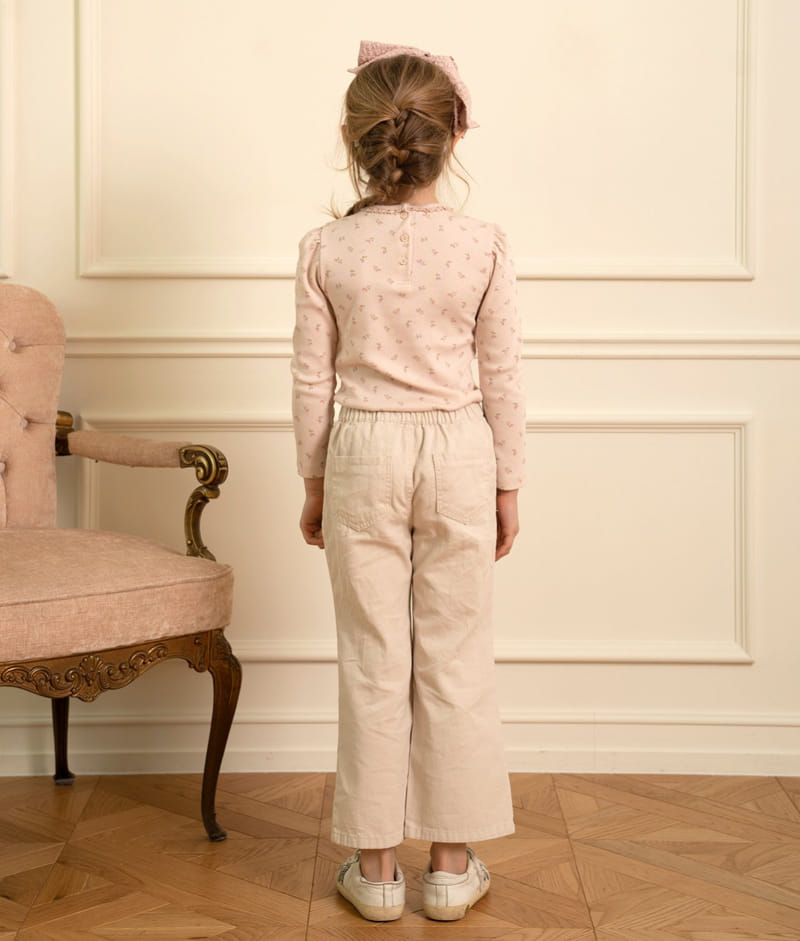 Le Bev - Korean Children Fashion - #littlefashionista - Floral Lace Tee - 5