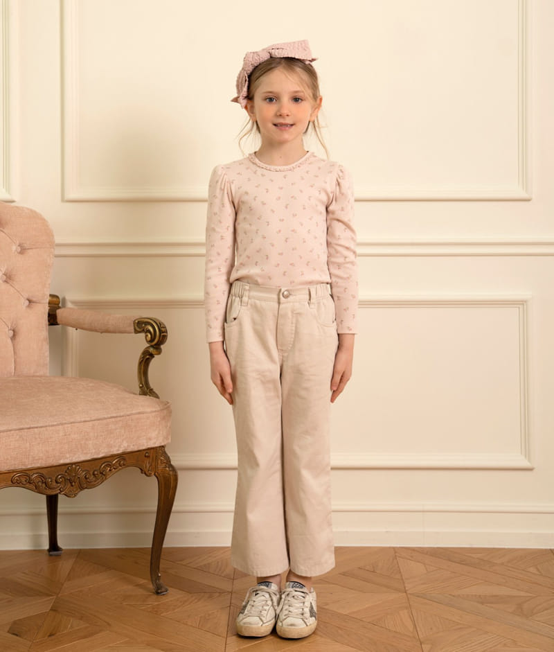 Le Bev - Korean Children Fashion - #magicofchildhood - Floral Lace Tee - 6