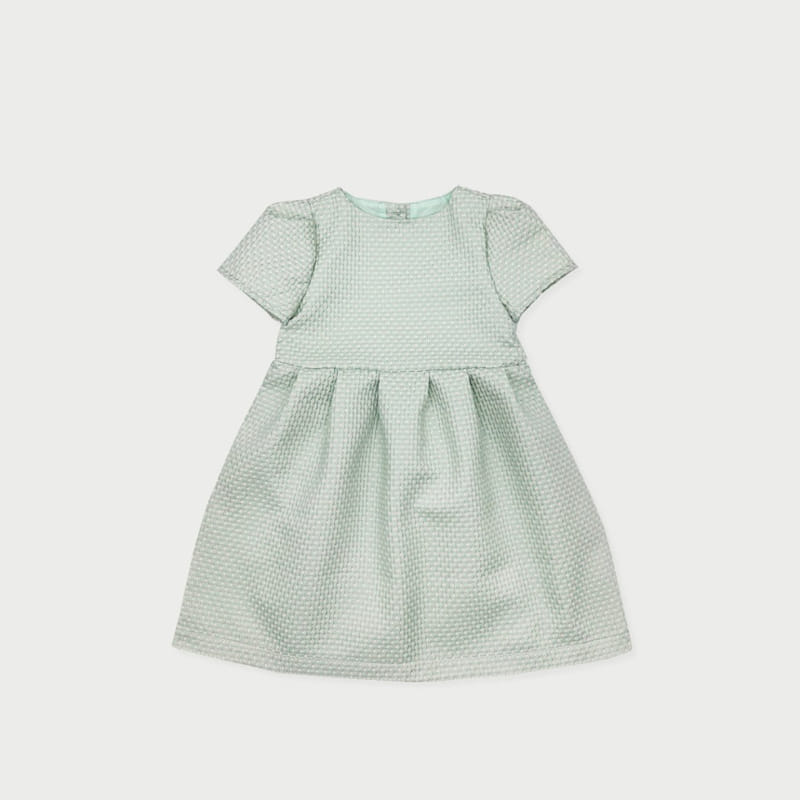 Le Bev - Korean Children Fashion - #minifashionista - Dot Jacquard One-Piece
