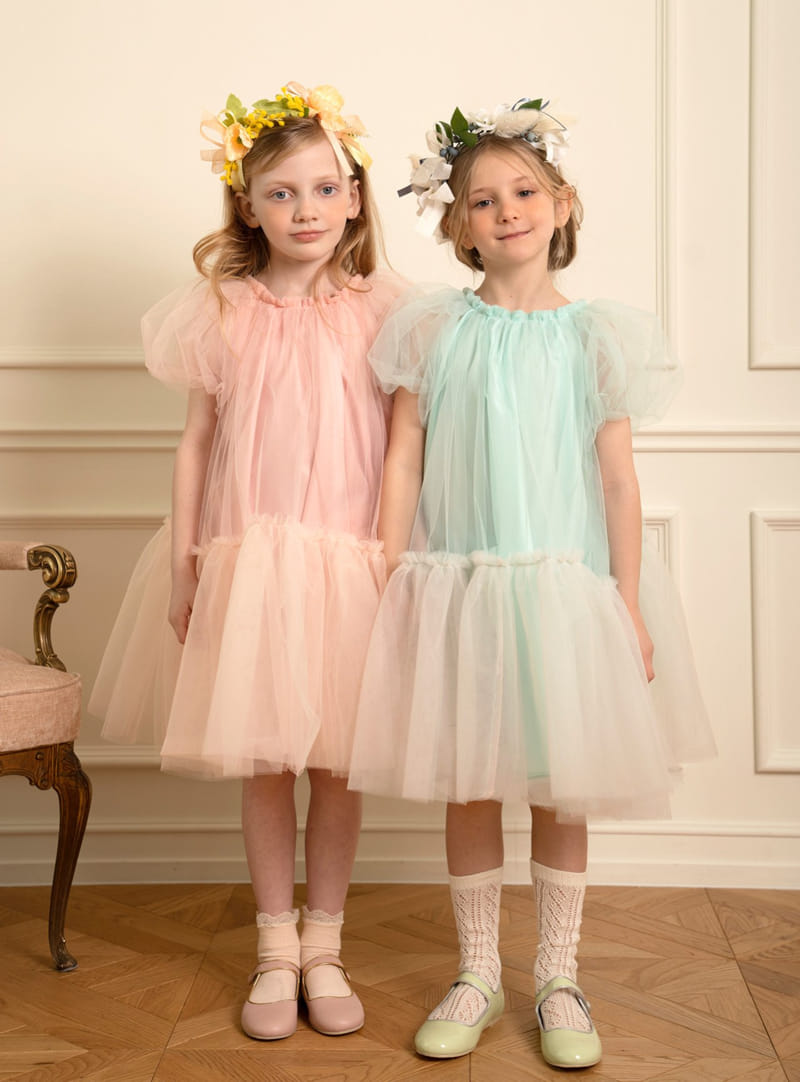 Le Bev - Korean Children Fashion - #prettylittlegirls - Giselle Cancan One-Piece - 6