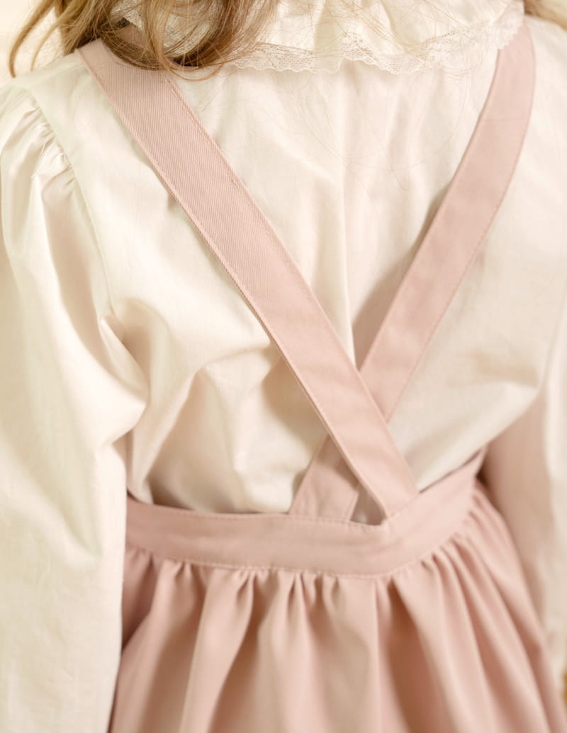 Le Bev - Korean Children Fashion - #prettylittlegirls - Faye Suspenders One-Piece - 3