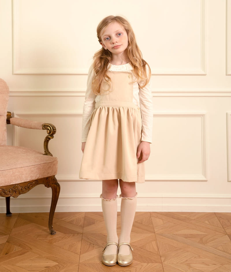 Le Bev - Korean Children Fashion - #prettylittlegirls - Bella Lace Frill Tee - 6