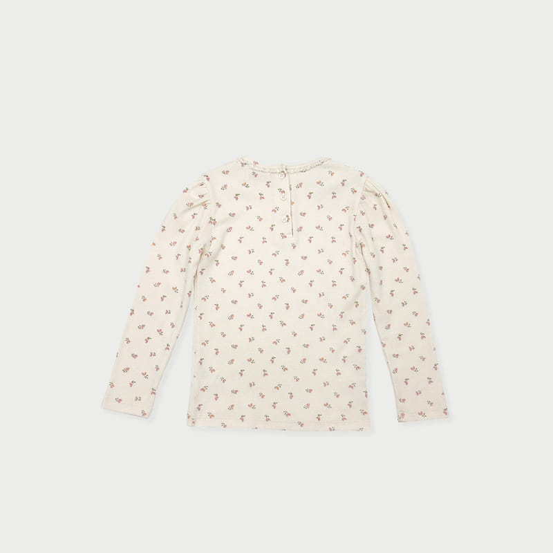Le Bev - Korean Children Fashion - #todddlerfashion - Floral Lace Tee - 9