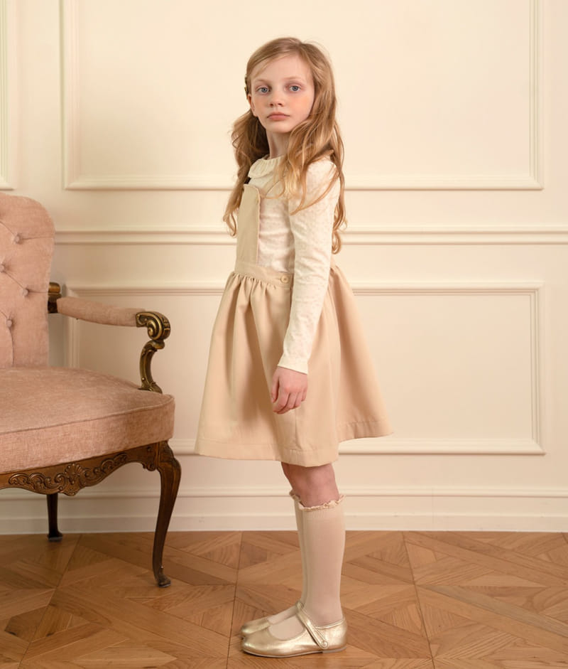 Le Bev - Korean Children Fashion - #todddlerfashion - Bella Lace Frill Tee - 7