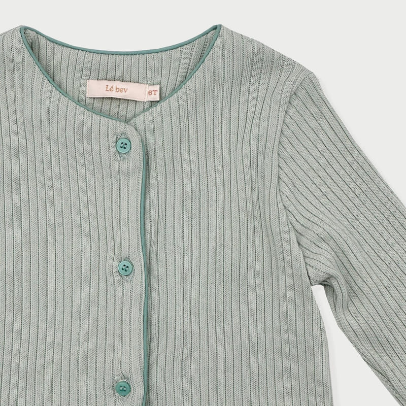 Le Bev - Korean Children Fashion - #toddlerclothing - Len Rib Cardigan - 2