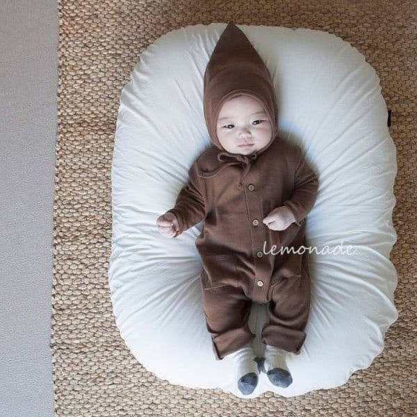 Lemonade - Korean Baby Fashion - #babyoninstagram - Peanut Romper Set