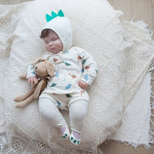 Lemonade - Korean Baby Fashion - #babyootd - DinO Body Suit
