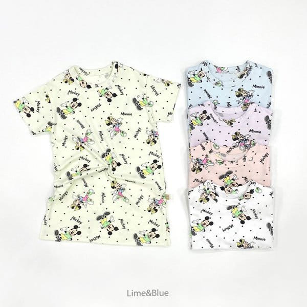 Lime & Blue - Korean Children Fashion - #fashionkids - Star M One-Piece