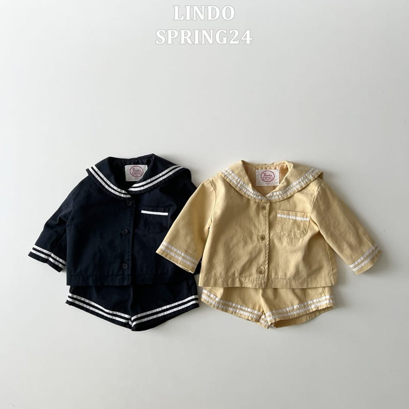 Lindo - Korean Children Fashion - #Kfashion4kids - School Top Bottom Set