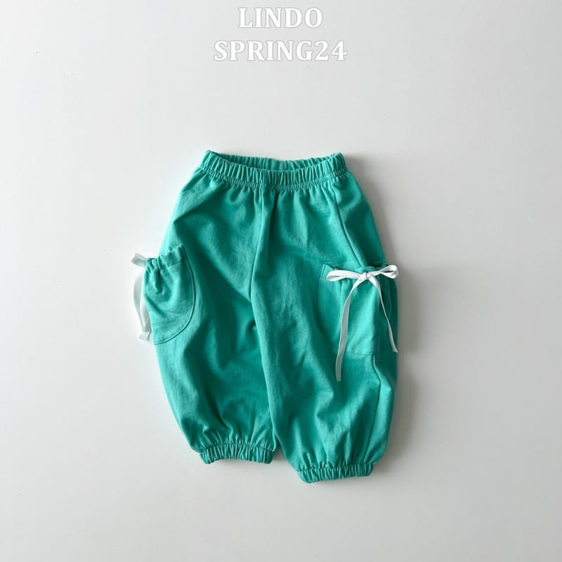 Lindo - Korean Children Fashion - #Kfashion4kids - Ribbon Pocket Jogger - 2