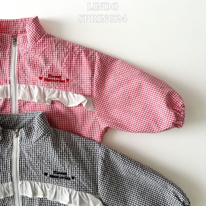 Lindo - Korean Children Fashion - #childofig - Sweet Check Jumper - 6