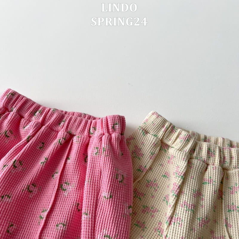 Lindo - Korean Children Fashion - #childofig - Floral Waffle Jogger - 5