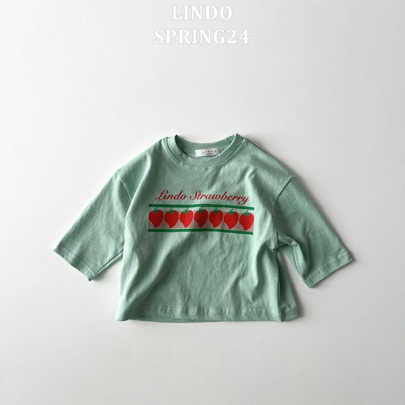 Lindo - Korean Children Fashion - #childofig - Strawberry Tee - 3
