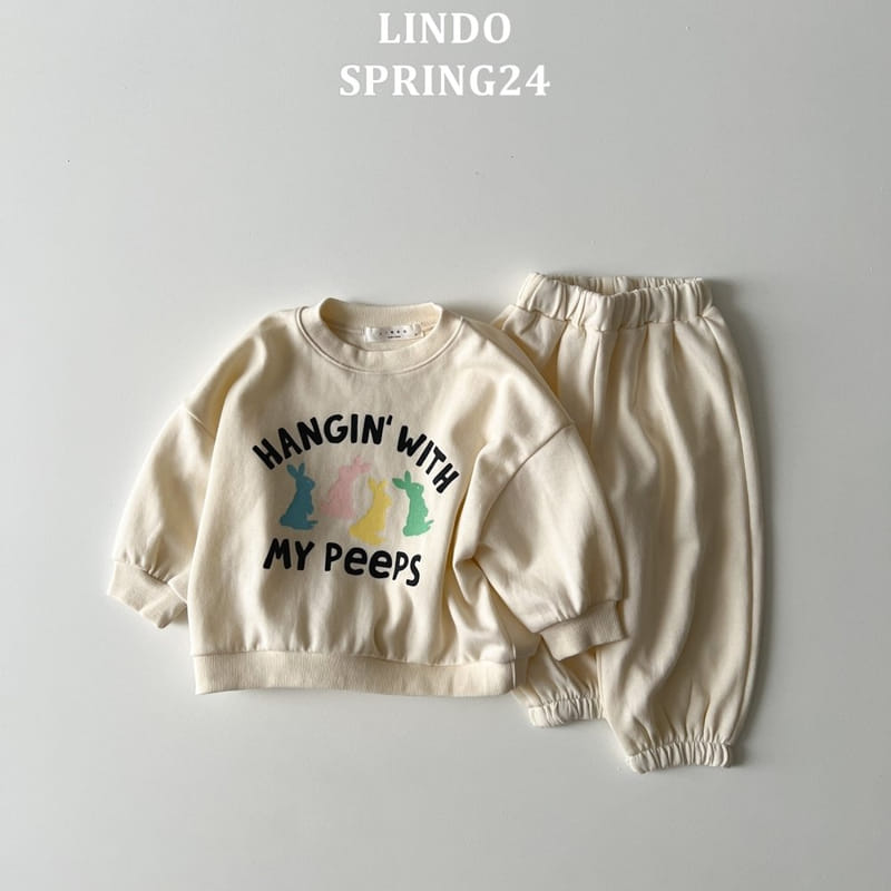 Lindo - Korean Children Fashion - #childofig - My Rabbit Top Bottom Set - 2