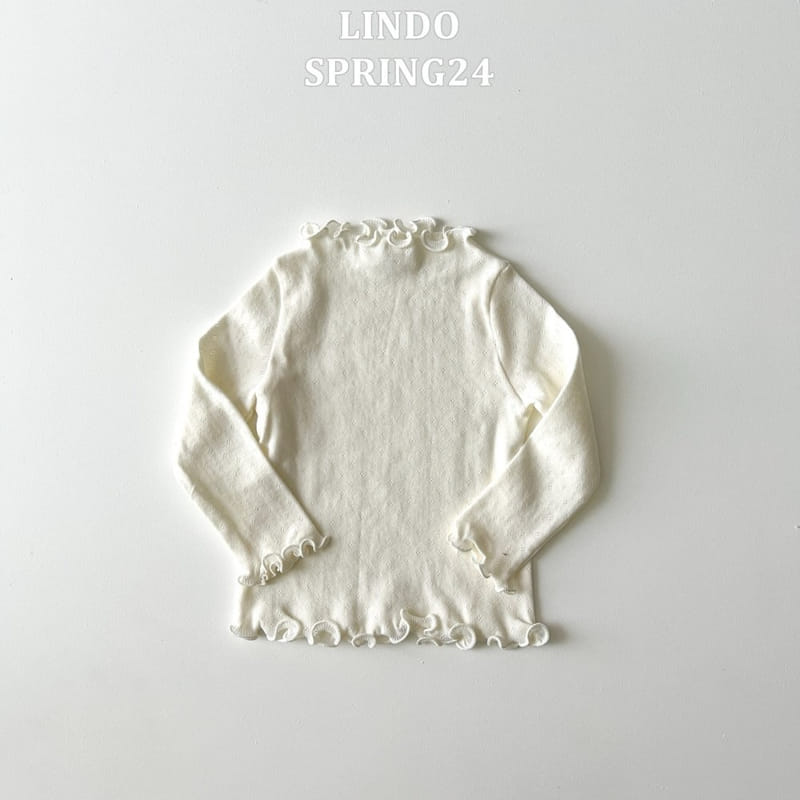 Lindo - Korean Children Fashion - #fashionkids - Eyelet Terry Tee - 2