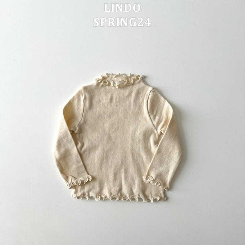 Lindo - Korean Children Fashion - #kidsshorts - Eyelet Terry Tee - 3