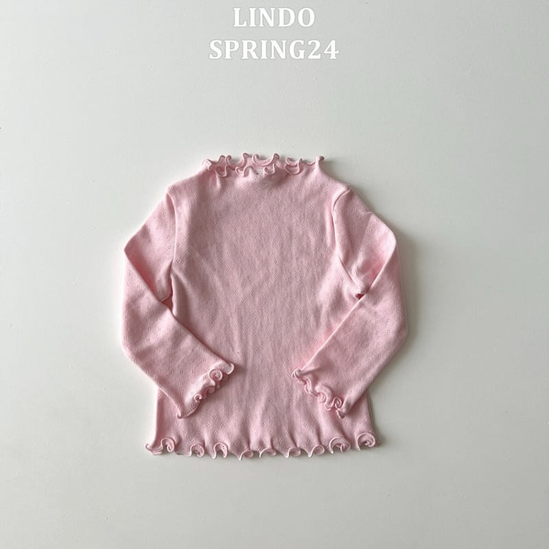 Lindo - Korean Children Fashion - #kidsshorts - Eyelet Terry Tee - 4