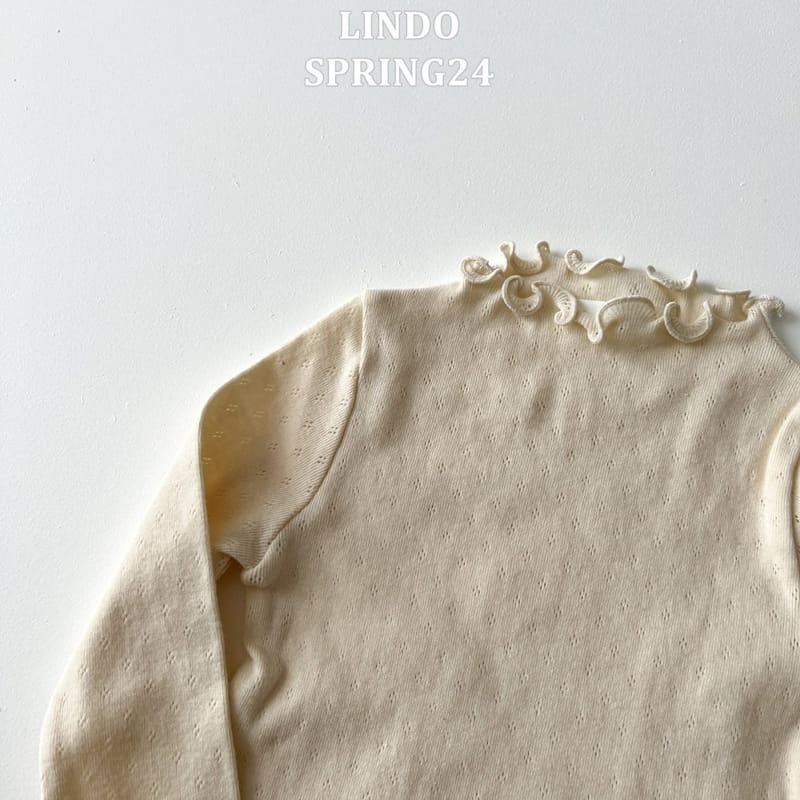 Lindo - Korean Children Fashion - #littlefashionista - Eyelet Terry Tee - 7
