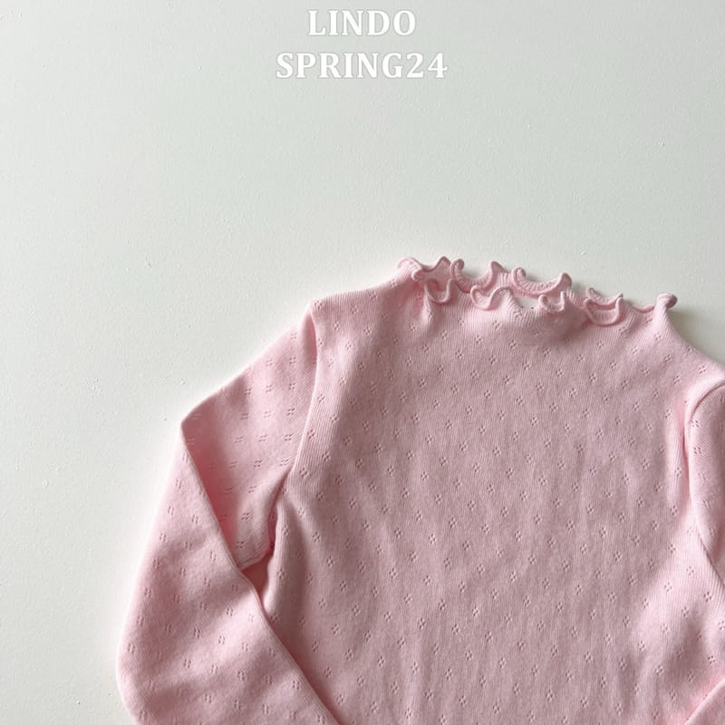 Lindo - Korean Children Fashion - #magicofchildhood - Eyelet Terry Tee - 8
