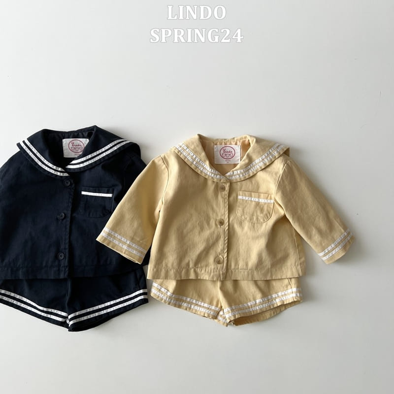 Lindo - Korean Children Fashion - #magicofchildhood - School Top Bottom Set - 4
