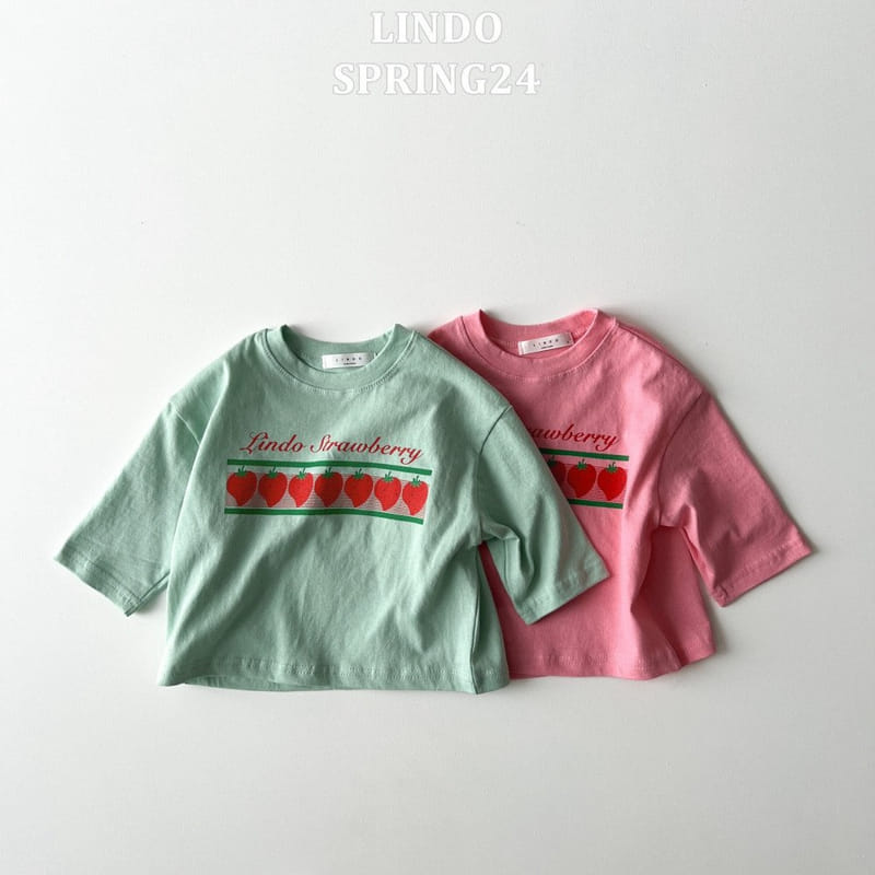 Lindo - Korean Children Fashion - #prettylittlegirls - Strawberry Tee