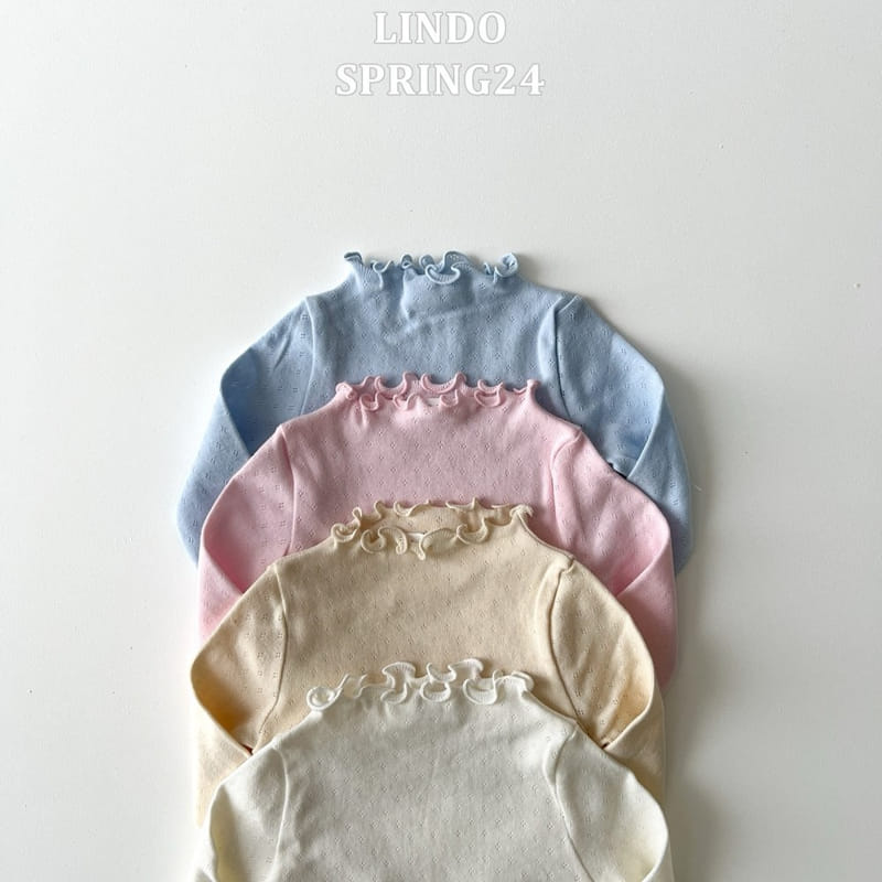 Lindo - Korean Children Fashion - #todddlerfashion - Eyelet Terry Tee - 11