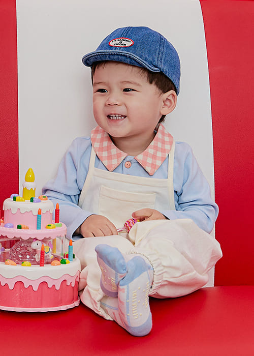Littletini - Korean Baby Fashion - #babyboutique - Sugar Dengarees Pants