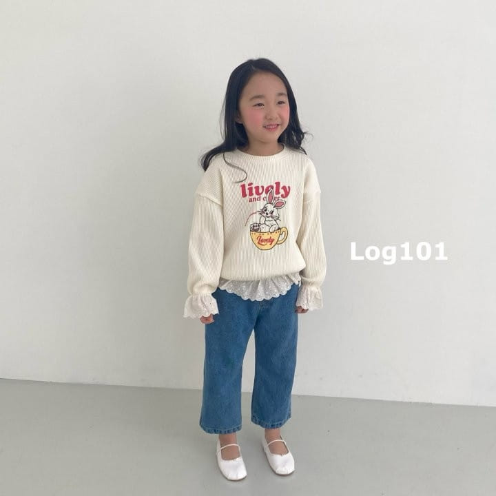 Log101 - Korean Children Fashion - #kidsshorts - Any Log Denim Pants - 2