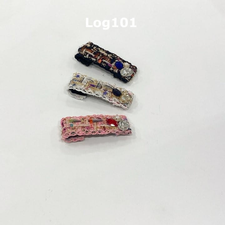 Log101 - Korean Children Fashion - #prettylittlegirls - Tweed Hair Clip