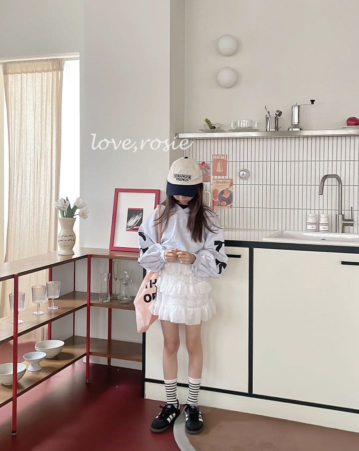 Love Rosie - Korean Children Fashion - #childofig - Ribbon Paint Reversal Sweatshirt With Mom - 8
