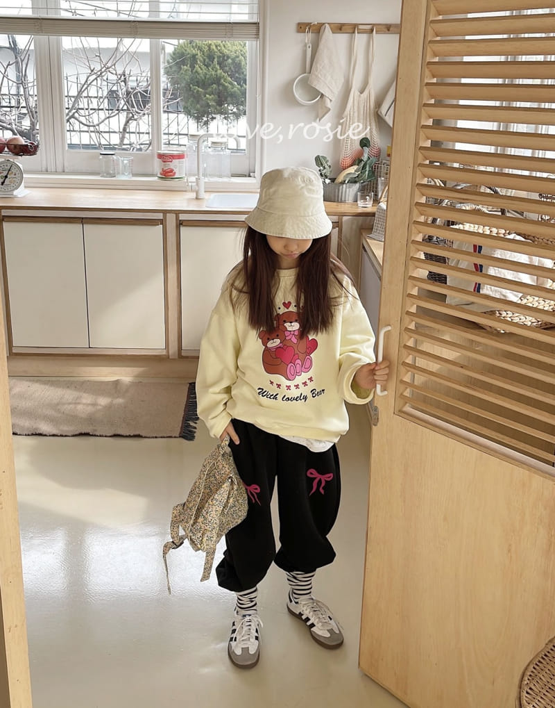 Love Rosie - Korean Children Fashion - #fashionkids - Doogi Bear Sweat Tee With Mom - 7