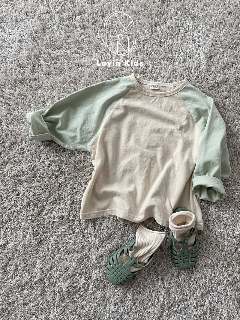 Lovin - Korean Children Fashion - #childofig - Raglan Color Tee - 8