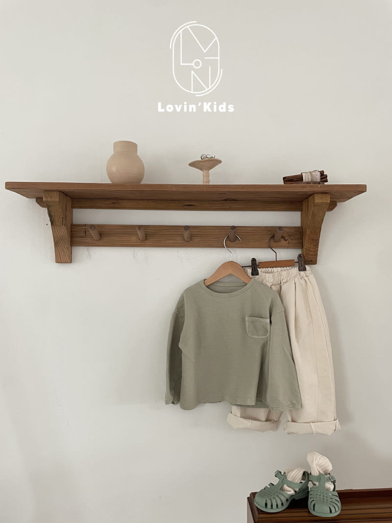 Lovin - Korean Children Fashion - #discoveringself - Pocket Tee - 3