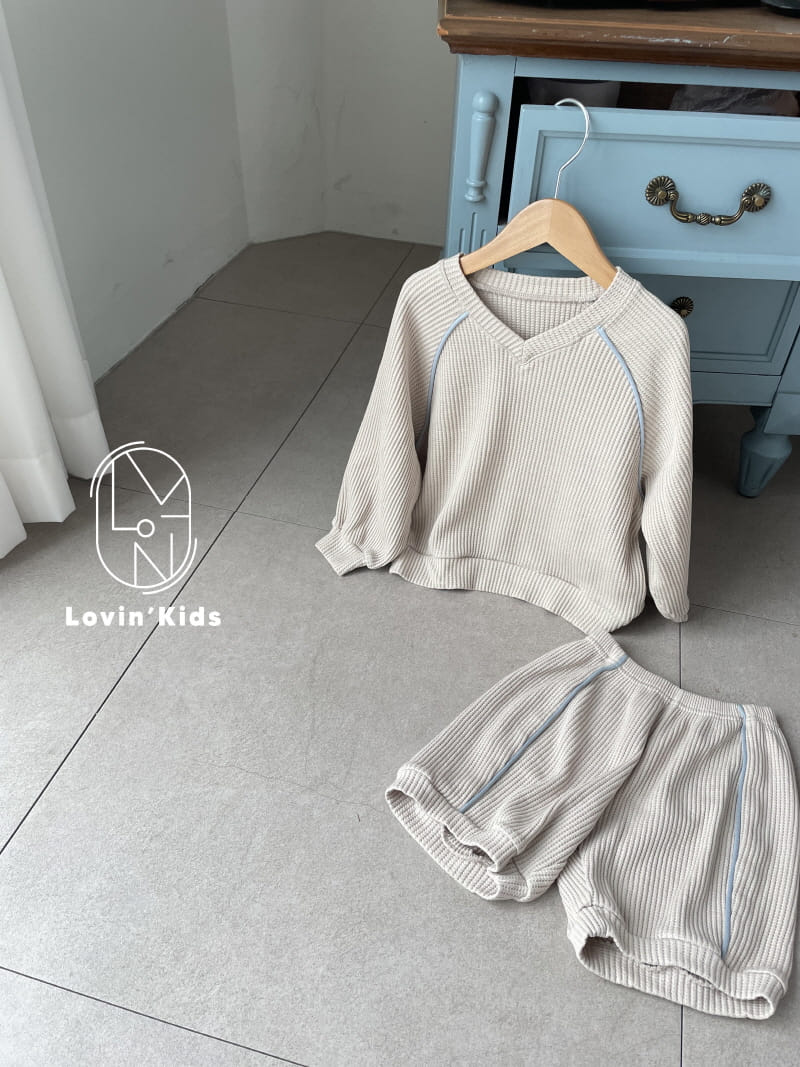 Lovin - Korean Children Fashion - #fashionkids - V Waffle Tee - 2