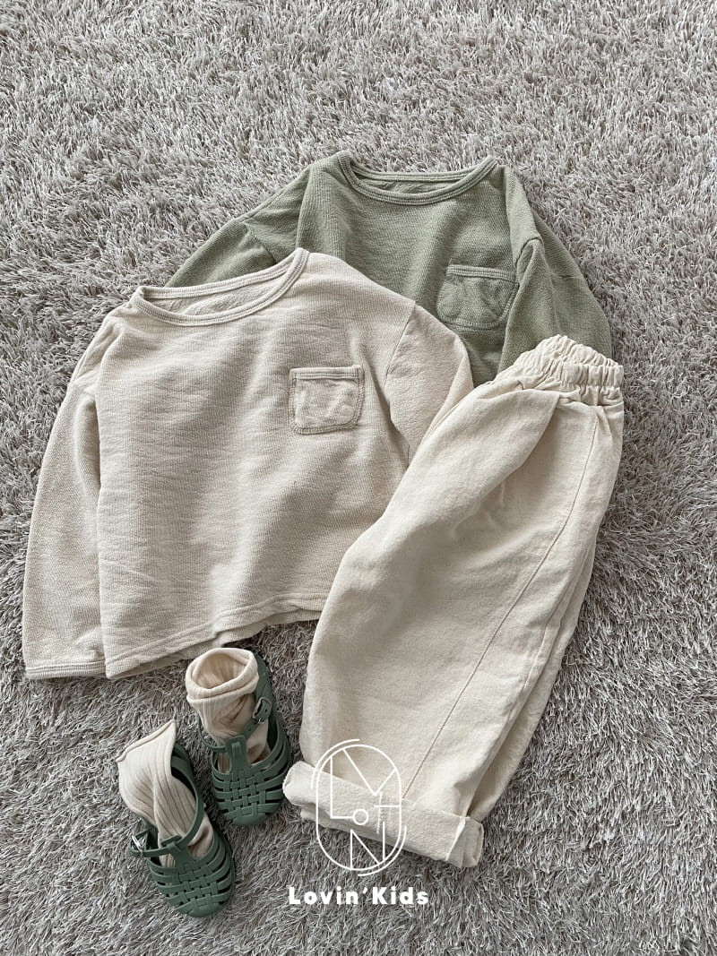 Lovin - Korean Children Fashion - #kidsshorts - Pocket Tee - 5