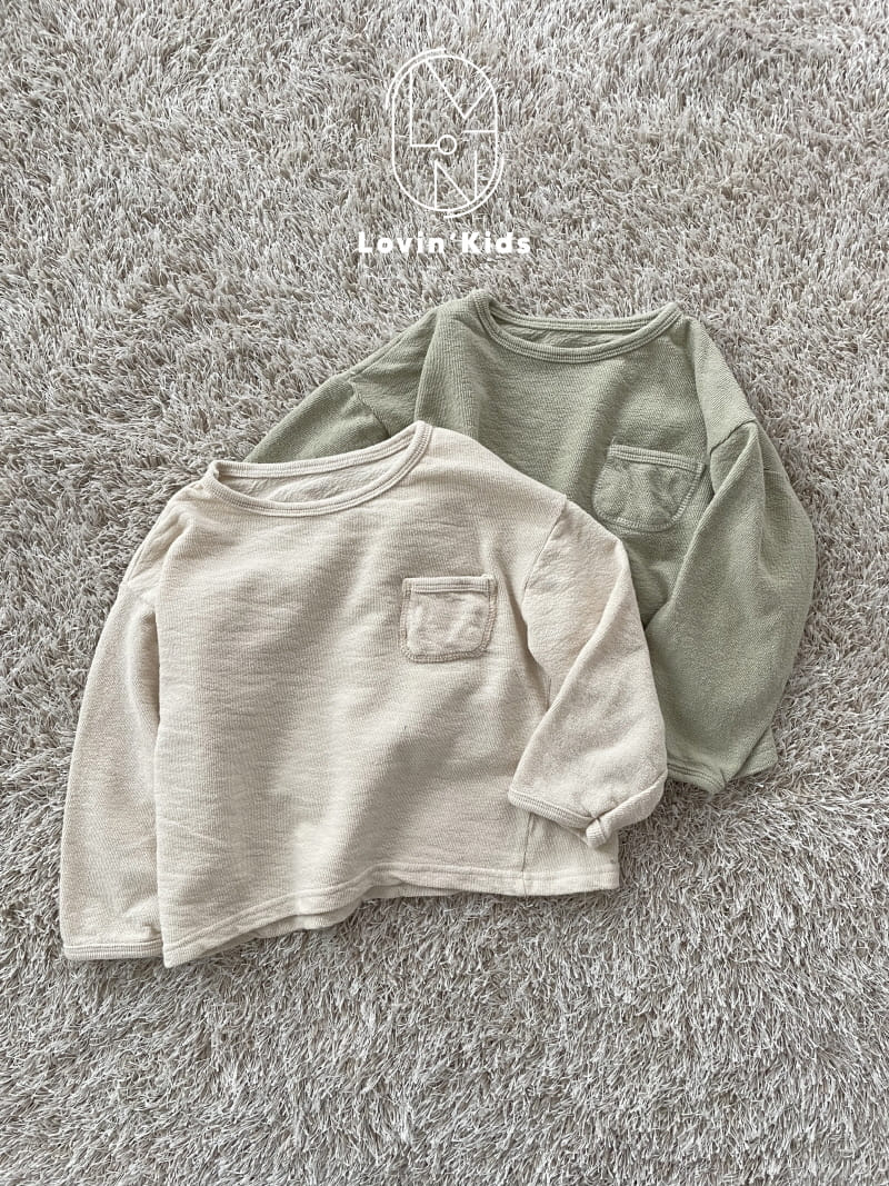 Lovin - Korean Children Fashion - #kidsstore - Pocket Tee - 6