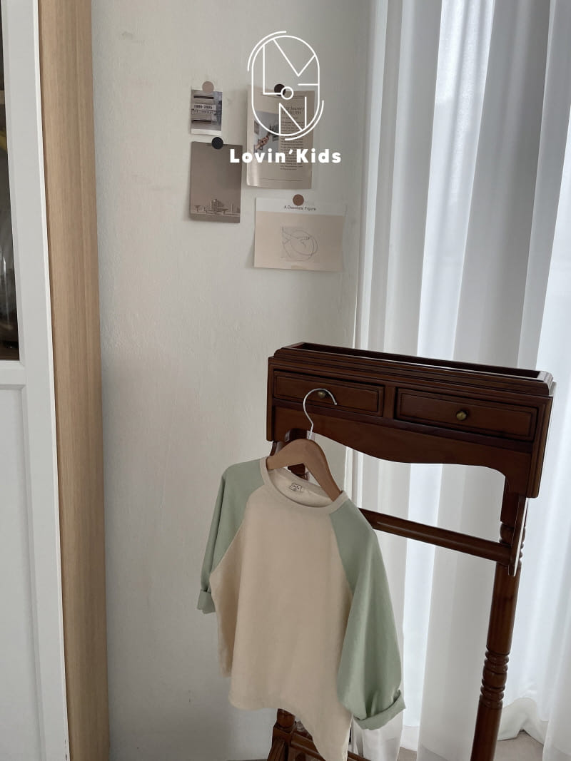 Lovin - Korean Children Fashion - #Kfashion4kids - Raglan Color Tee - 4
