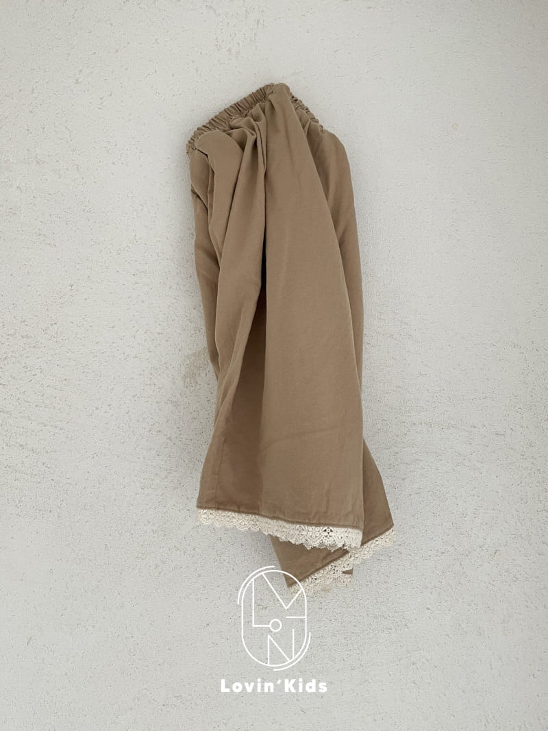 Lovin - Korean Children Fashion - #stylishchildhood - Lace Wide Pants - 8