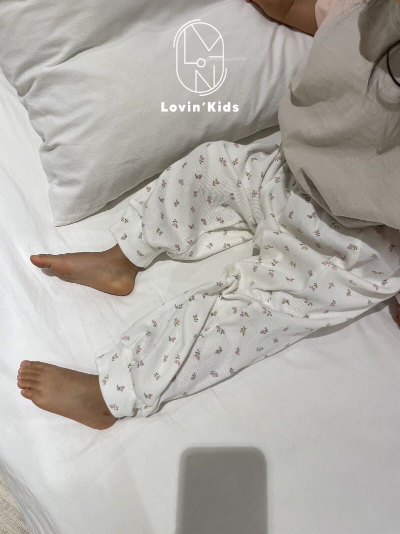 Lovin - Korean Children Fashion - #stylishchildhood - Flower Jogger Pants - 6