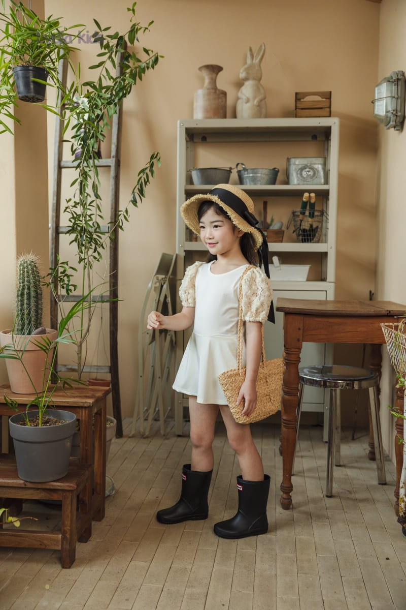 Lydia - Korean Children Fashion - #childofig - Lace Swimsuit - 3