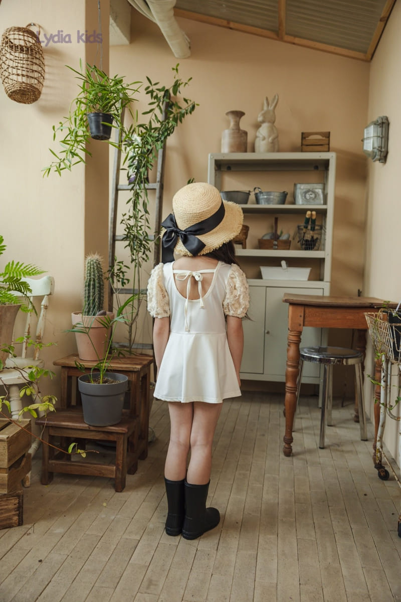Lydia - Korean Children Fashion - #childofig - Lace Swimsuit - 4
