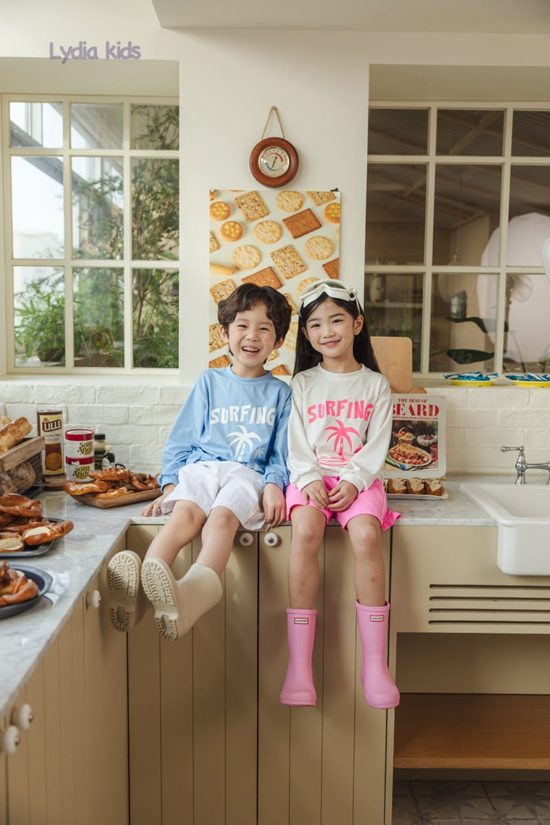 Lydia - Korean Children Fashion - #discoveringself - Palm Tree Rash Guard - 3