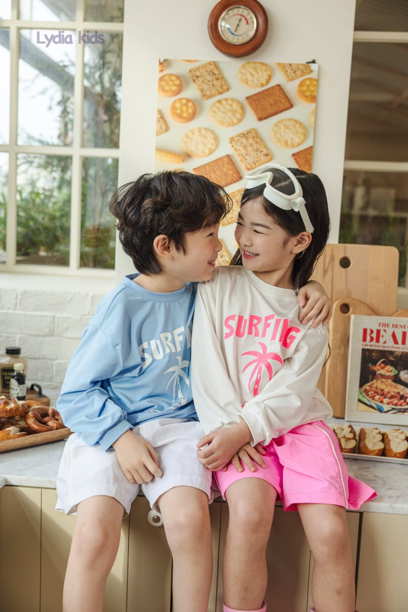 Lydia - Korean Children Fashion - #discoveringself - Palm Tree Rash Guard - 4