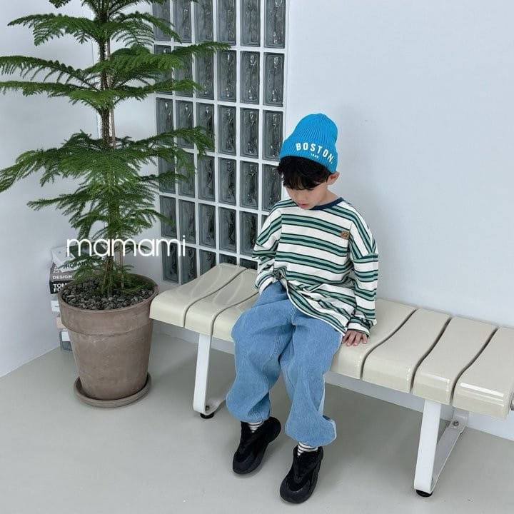 Mamami - Korean Children Fashion - #childofig - Pix Denim Jogger Pants - 10