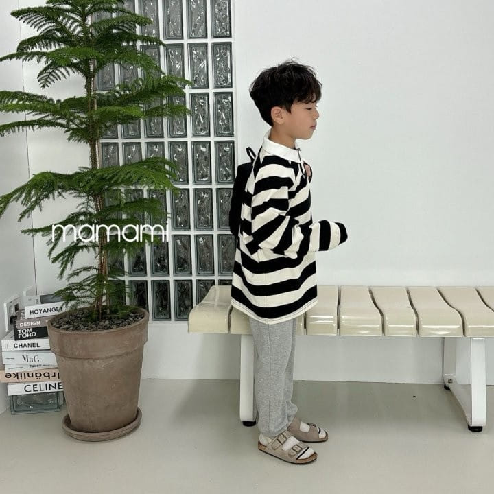 Mamami - Korean Children Fashion - #discoveringself - Rugby Collar Tee - 11