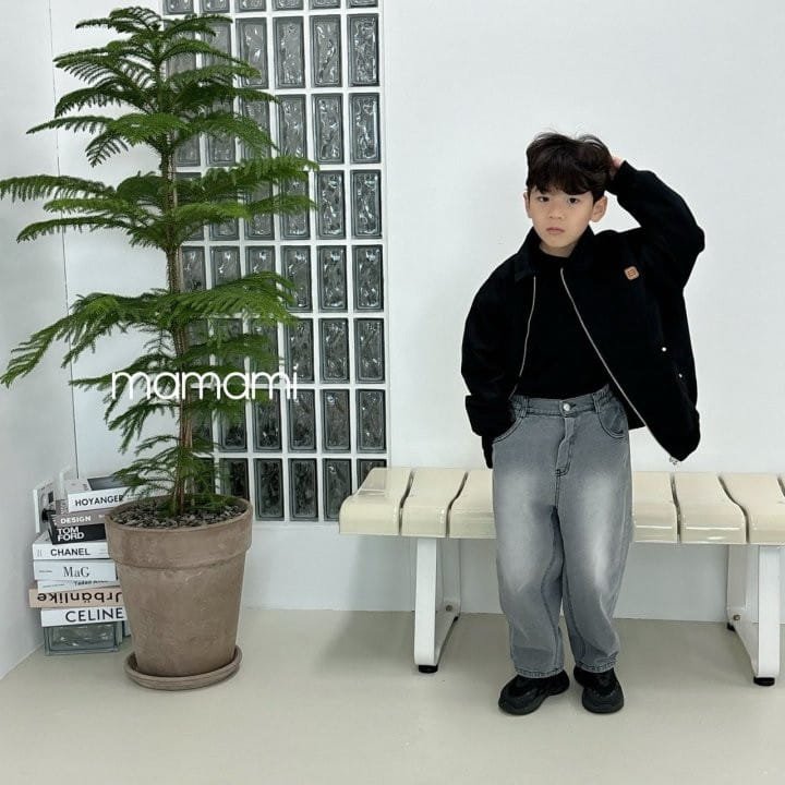 Mamami - Korean Children Fashion - #discoveringself - Brush Denim Pants