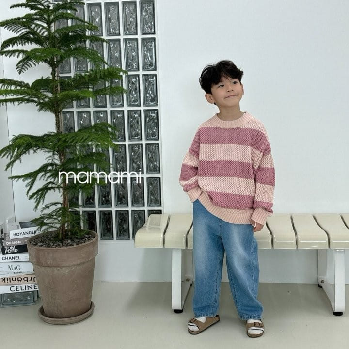Mamami - Korean Children Fashion - #prettylittlegirls - Brush Denim Pants - 10