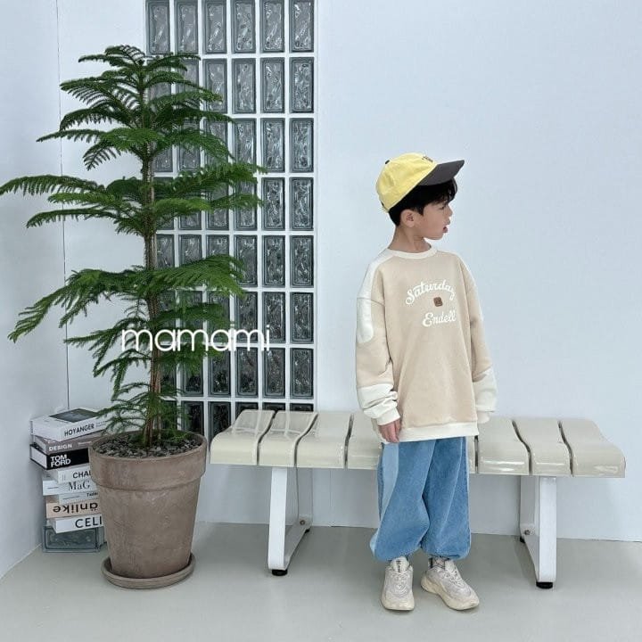 Mamami - Korean Children Fashion - #prettylittlegirls - Pix Denim Jogger Pants - 6
